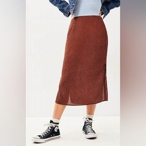 Minkpink Wild Cat Animal Print Skirt